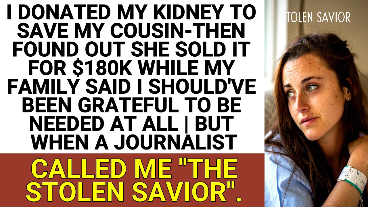 I Donated My Kidney—She Sold It for $180K and My Family Blamed Me