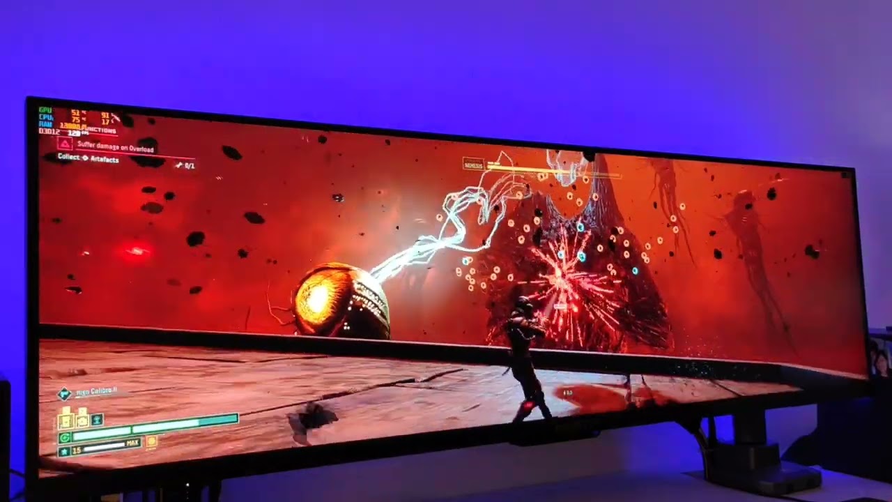 Returnal biome 4 boss fight - super ultra-wide screen for full experience
