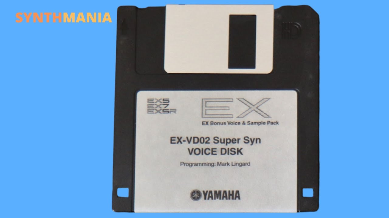 Yamaha EX-VD02 Super Syn VOICE DISK demos