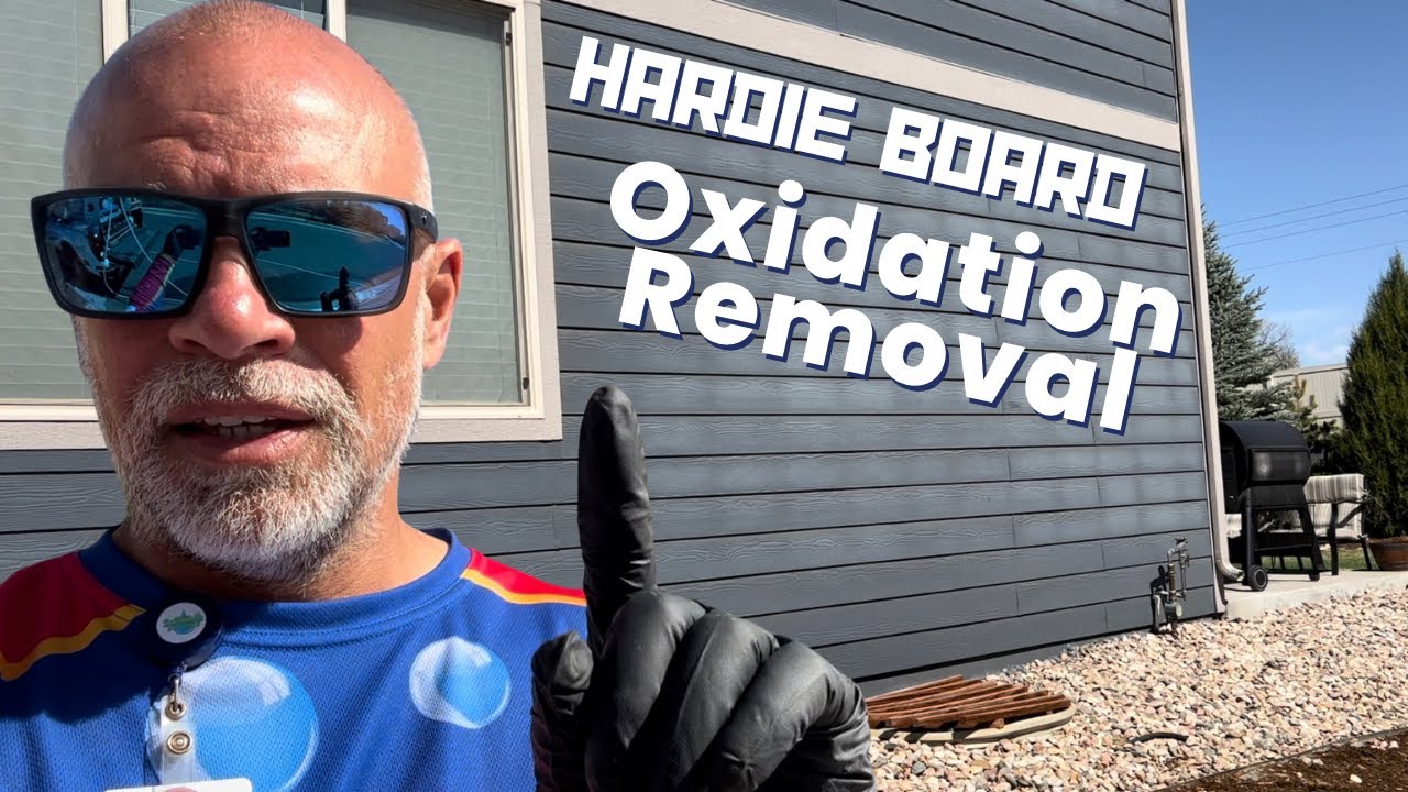 Reviving Hardie Board! Remove Oxidation with Softwashing and Gutter Butter
