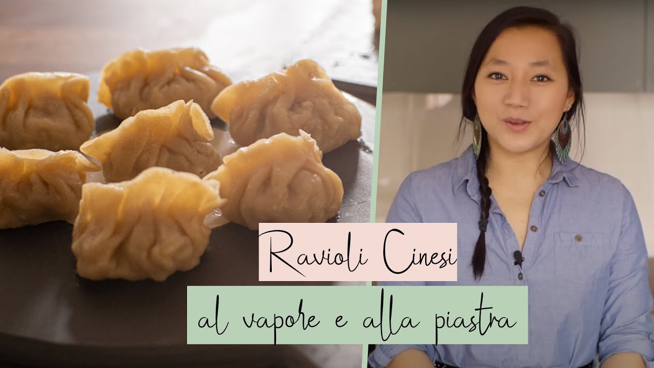 RAVIOLI CINESI di Carne al Vapore e alla Piastra | CUCINA CINESE