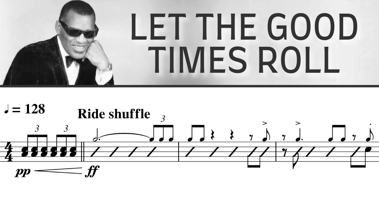 Big Band Drum Chart | Let The Good Times Roll - Ray Charles 🥁