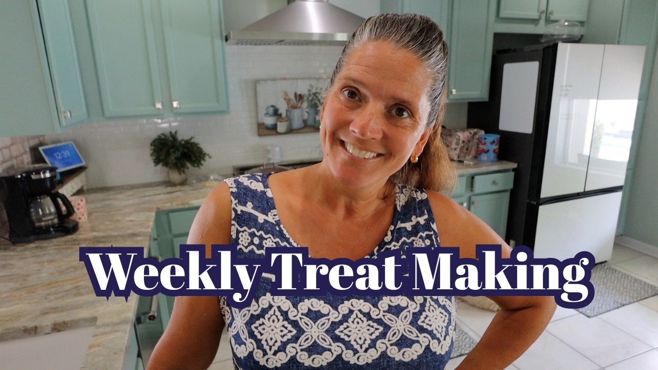 Weekly Treat Making Day - Breakfast Pizza - Puff Pastry - Dot's Pretzels - Energy Bites