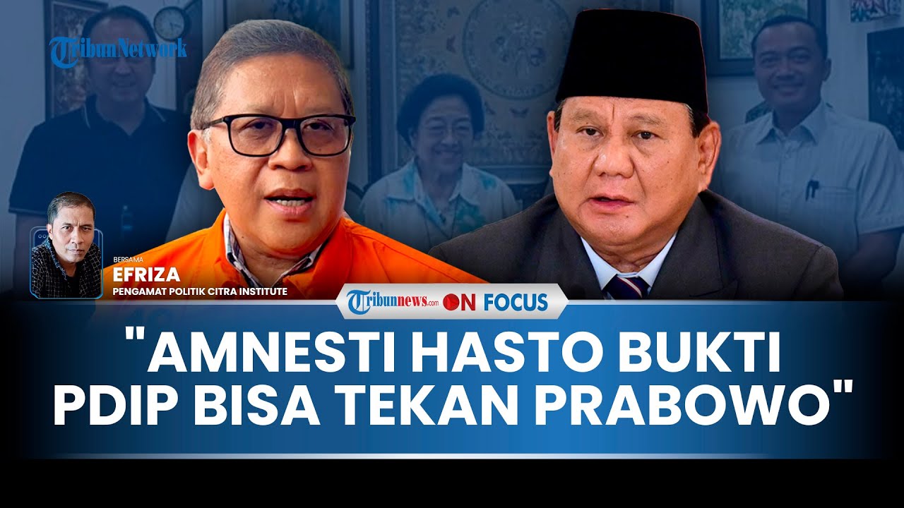 [FULL] Amnesti Prabowo untuk Sekjen Hasto Bisa Jadi Bumerang, Pakar: Hati-hati PDIP Hajar Pemerintah