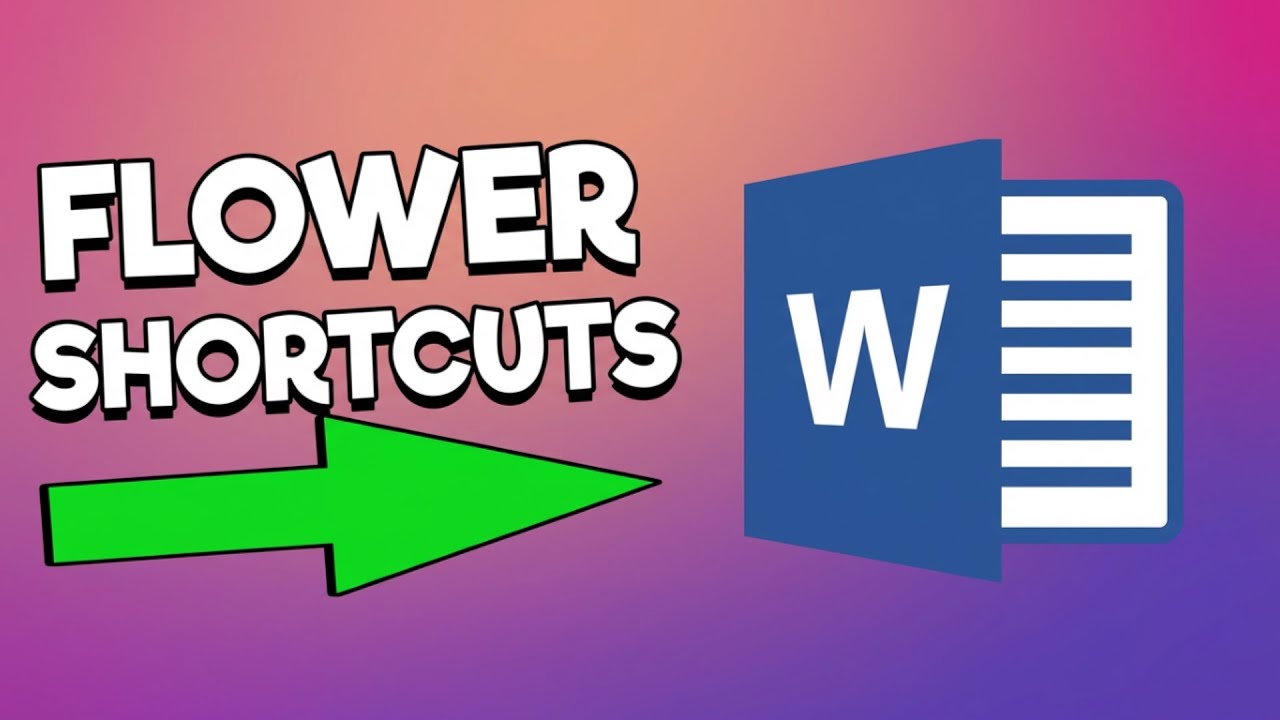 Flower Symbol Shortcut Keys in MS Word
