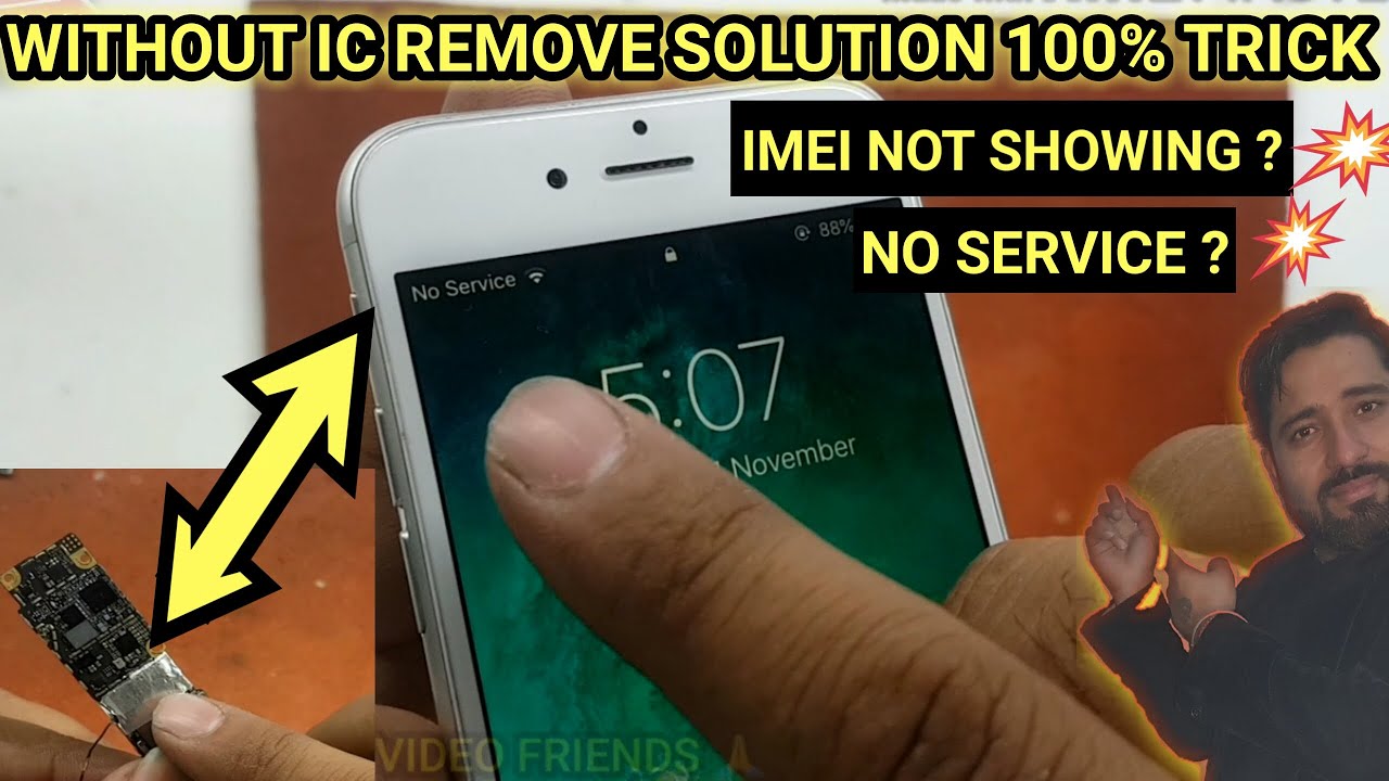 IPHONE 6 NO SERVICE SOLUTION? & NOT SHOWING IMEI || REPAIR BY ASHU COMMUNICATION