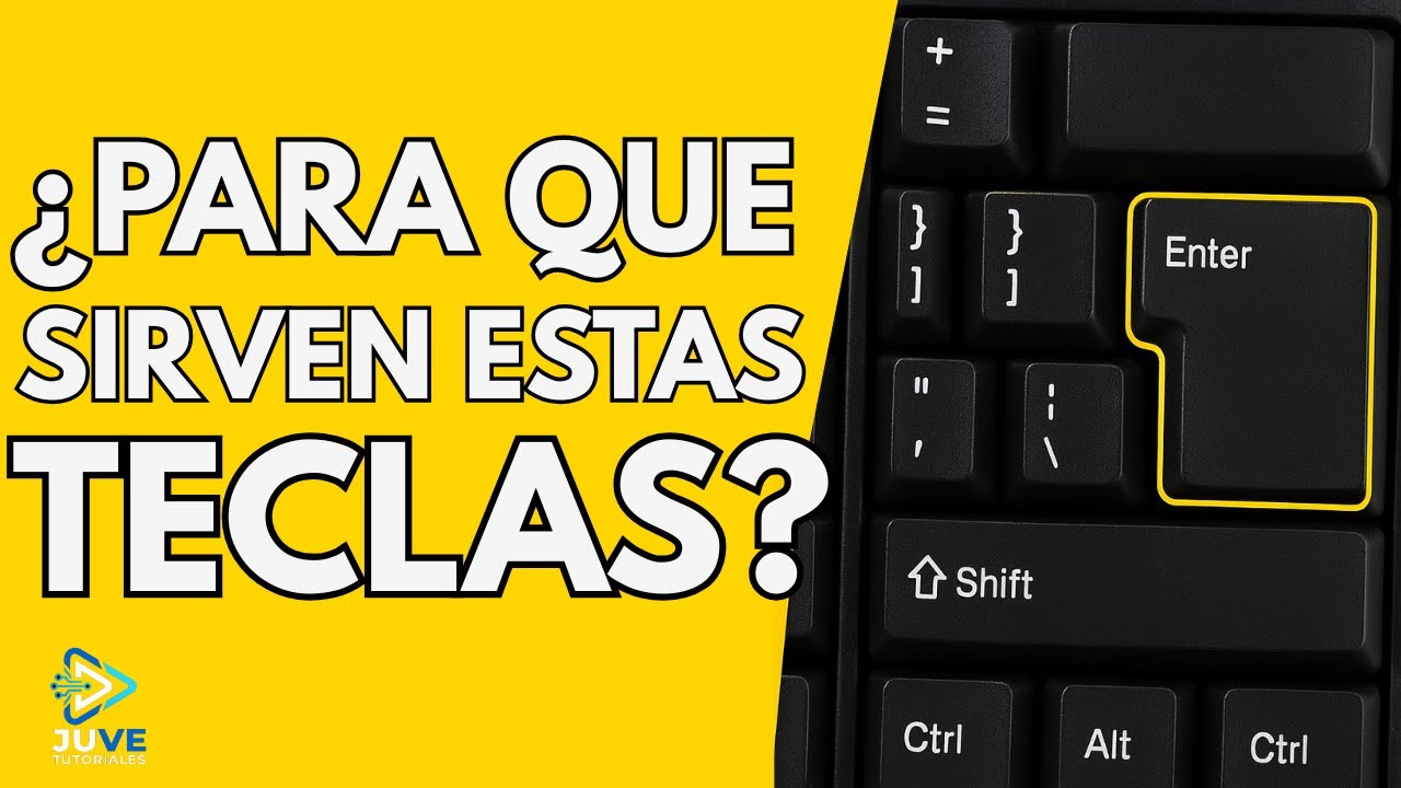 Tutorial Básico del Teclado  Para qué sirve Enter, Shift, Ctrl y Alt Paso a Paso