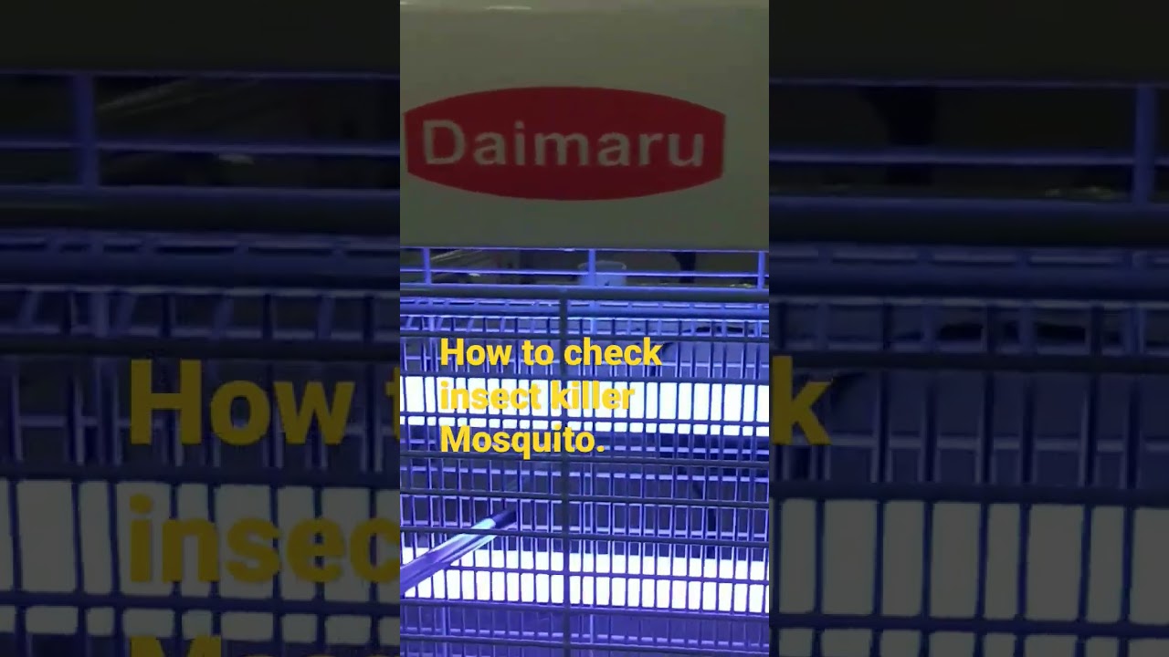 How to check insect killer Mosquito.