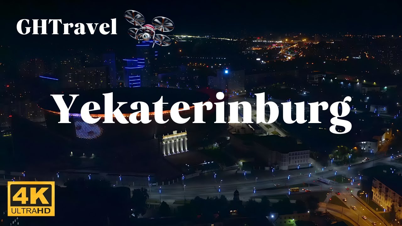 The best aerial views of Yekaterinburg city (Russia) in 4K!