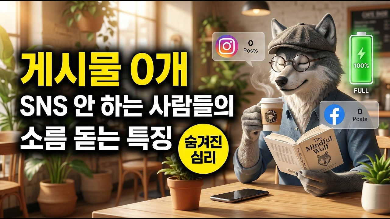 SNS에 일상을 전혀 올리지 않는 사람들의 3가지 심리적 특징