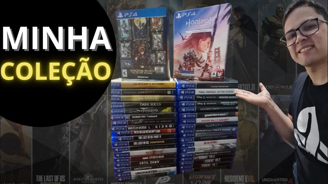 Minha Coleção De PS4: Jogos Mídia Física!