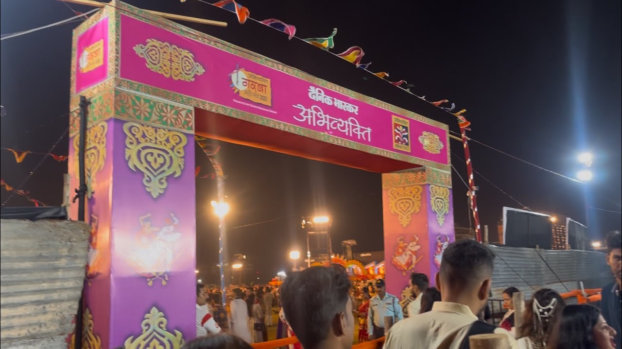 Day 1 | Abhivyakti Garba Indore 2025 | Live Vlog