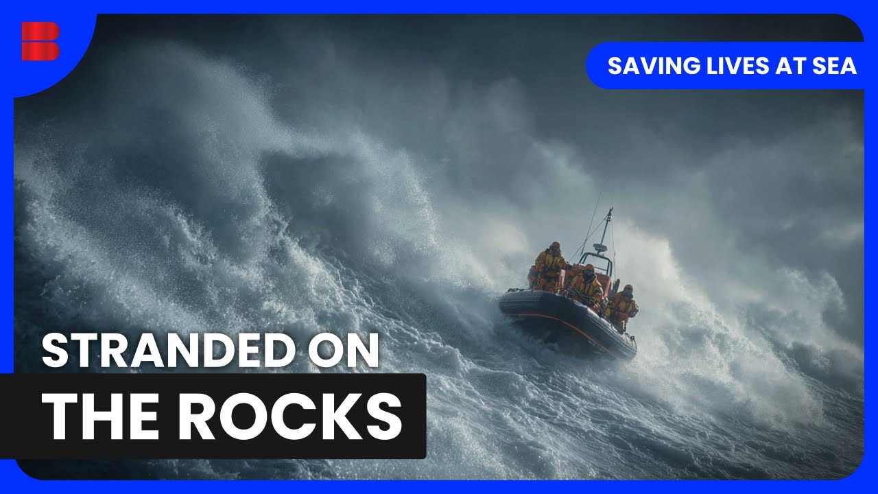Teen Surfer Stranded on Rocks as Storm Brendan Hits | Saving Lives at Sea | Documentary
