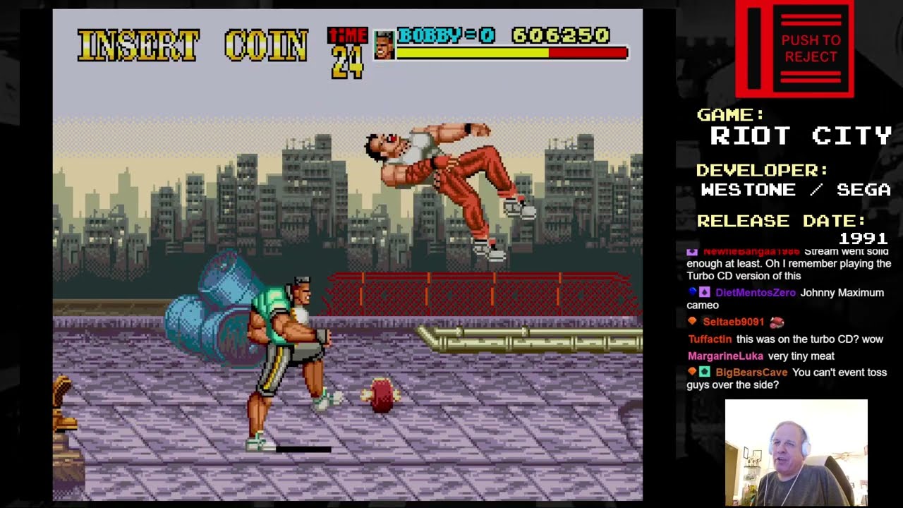Push To Reject - Riot City (1991 Westone / Sega)