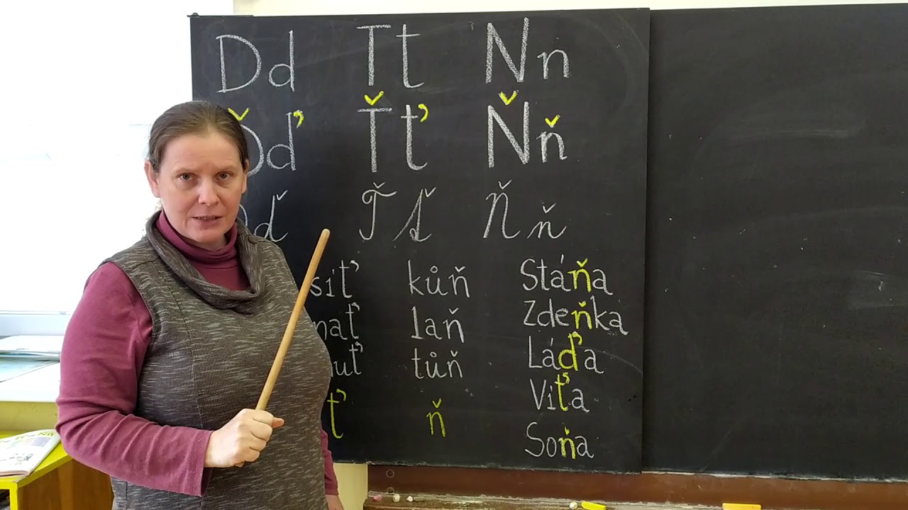 ZŠ Velký Šenov, 1. třída - Čteme Ď, Ť, Ň