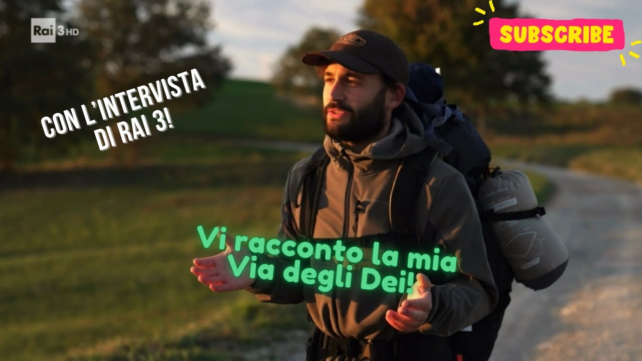 Vi racconto la mia Via degli Dei - Con l’estratto dell’intervista a Rai 3! #viadeglidei #trekking