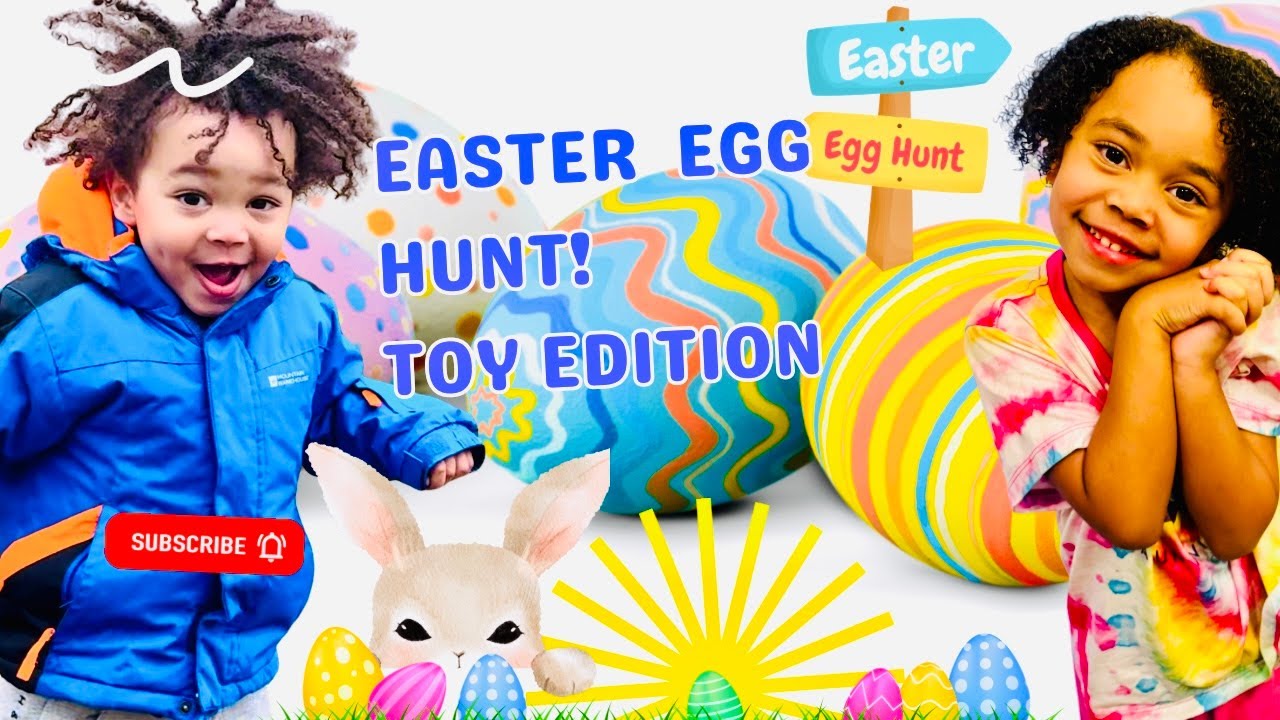 Epic Easter Egg Hunt Adventure: Lauryn and Dominic Find Easter Eggs Hidden Everywhere Outside