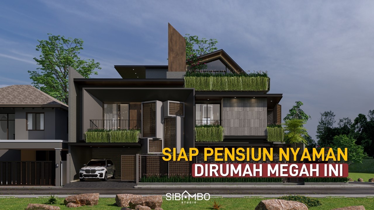 Omah Bumija Rasa | Desain Rumah 3 Lantai 6 kamar Tidur di Lahan 277 m2
