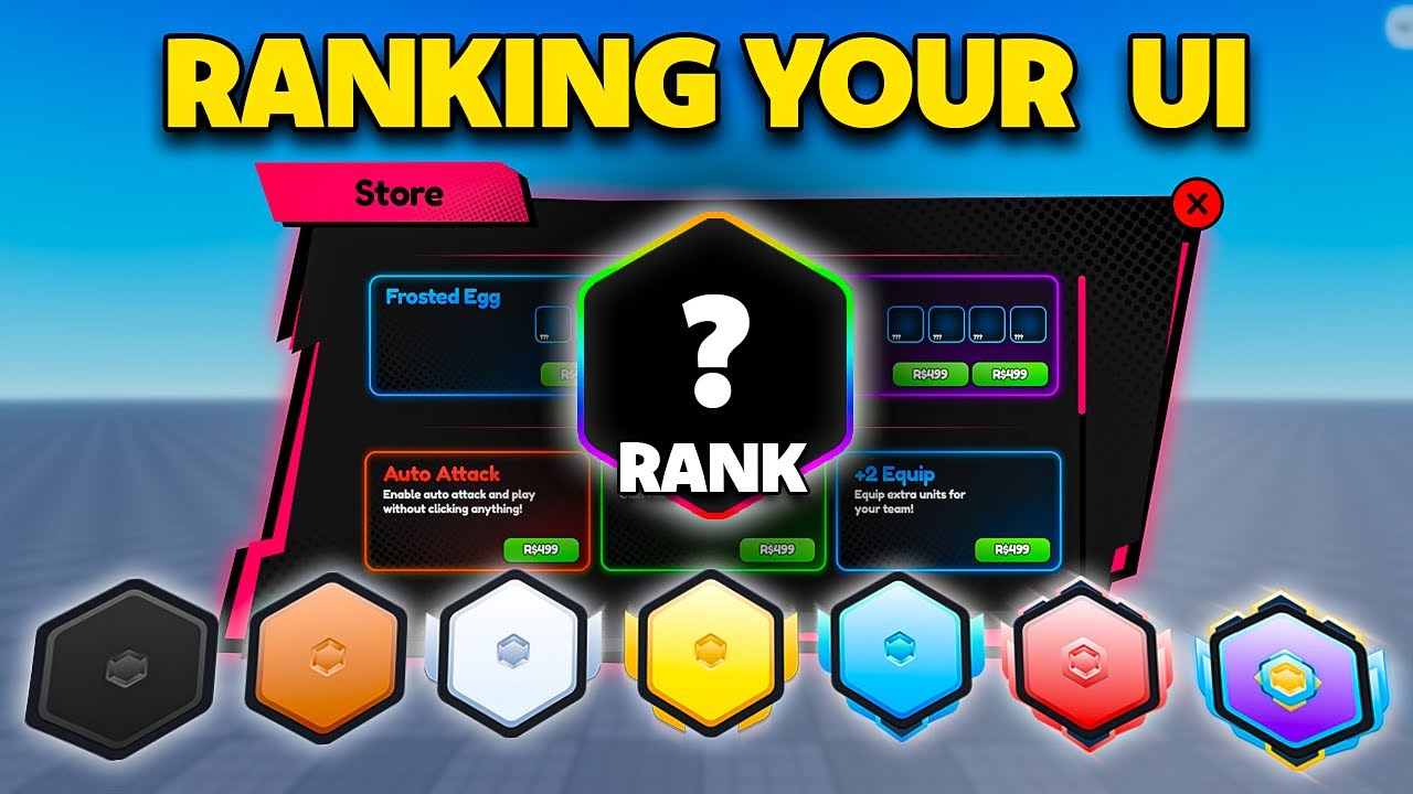 Оцениваю ваши UI-дизайны в Roblox! Новичок или гроссмейстер?