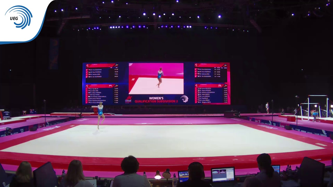 Siiri SAUKKONEN (FIN) - 2018 Artistic Europeans, qualification floor