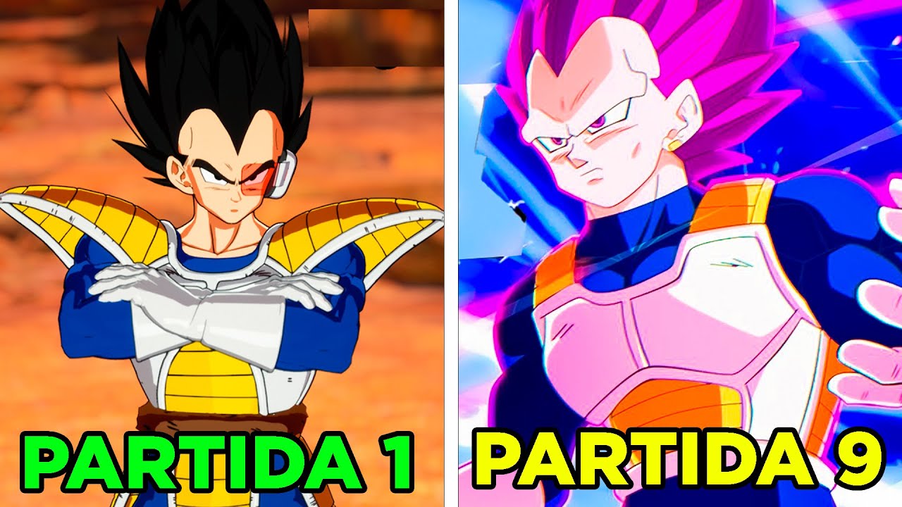 A CADA VITORIA O VEGETA EVOLUI NO DRAGON BALL SPARKING ZERO