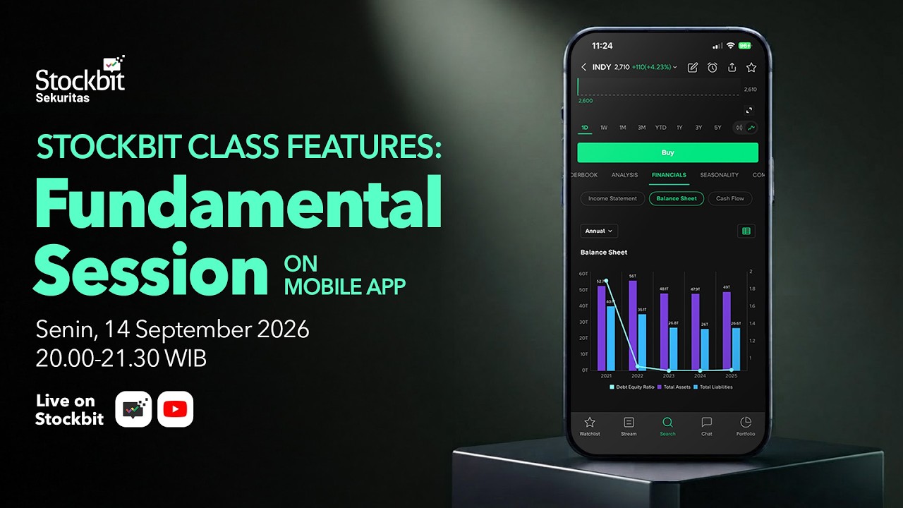 Stockbit Class Features :&nbsp; Fundamental Session on Mobile App