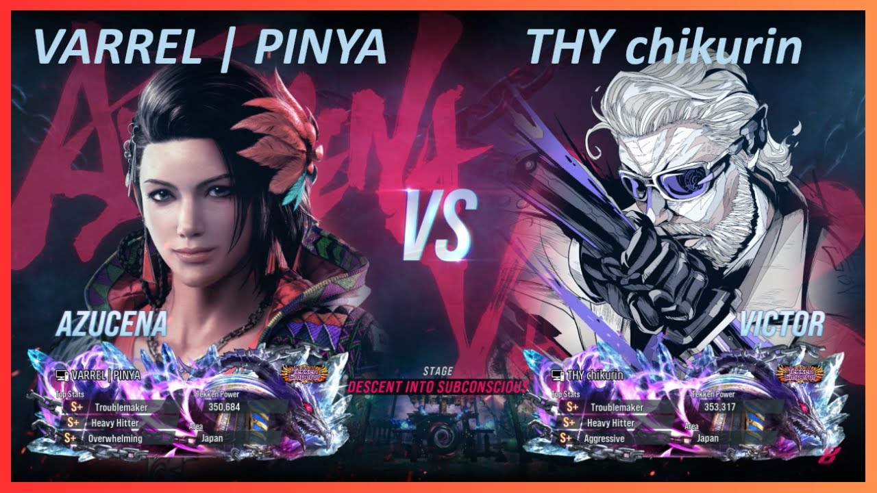 Tekken 8 - VARREL | PINYA (AZUCENA) VS THY chikurin (VICTOR)