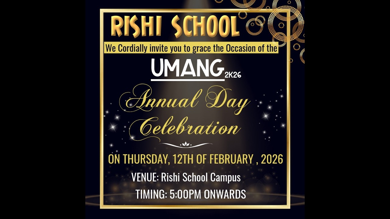 Rishi School Annual Day Celebrations UMANG 2K26