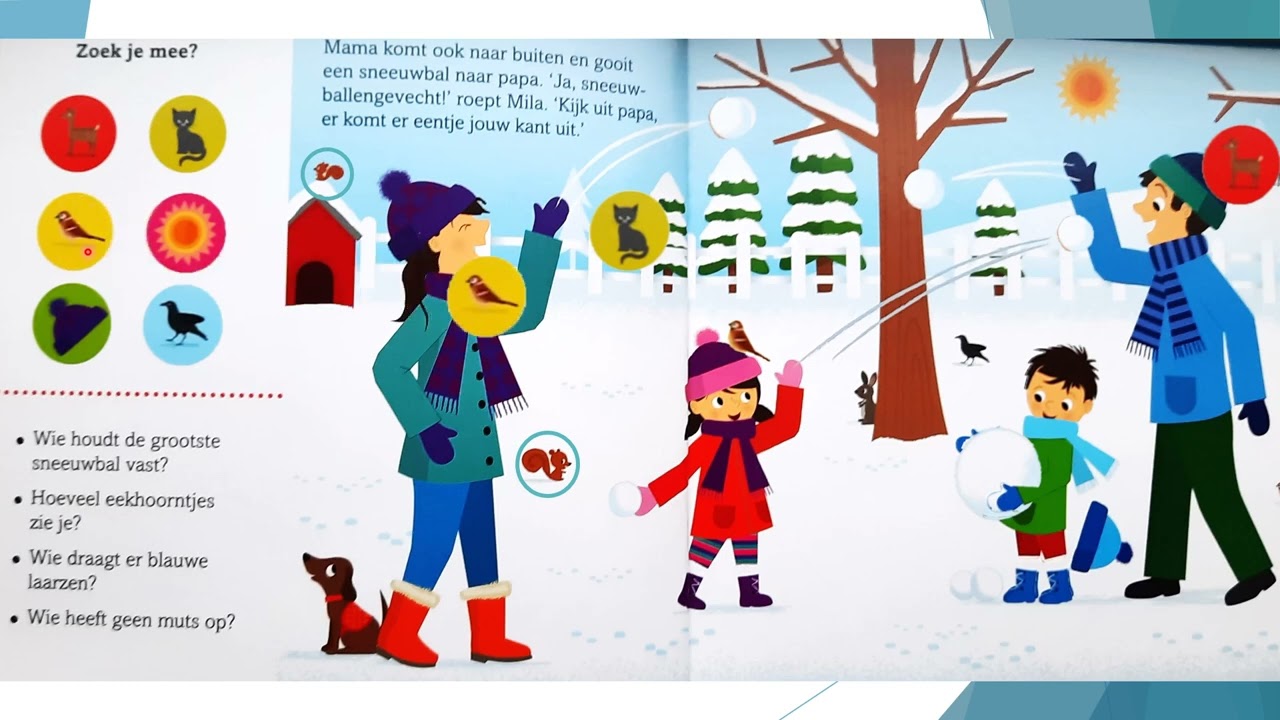WINTER- zoekboek - luisterhouding, woordenschat & zinsbouw