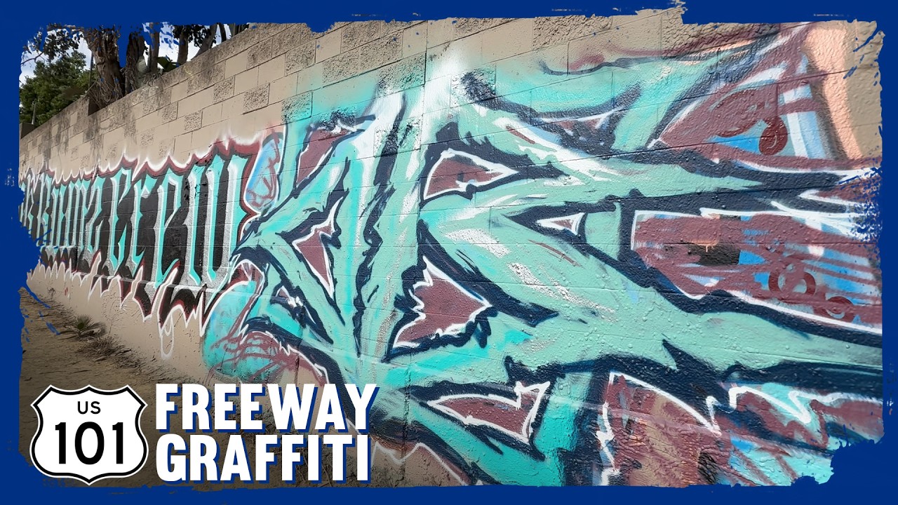 Los Angeles Graffiti - BOMBING THE 101 FREEWAY (Part 5)