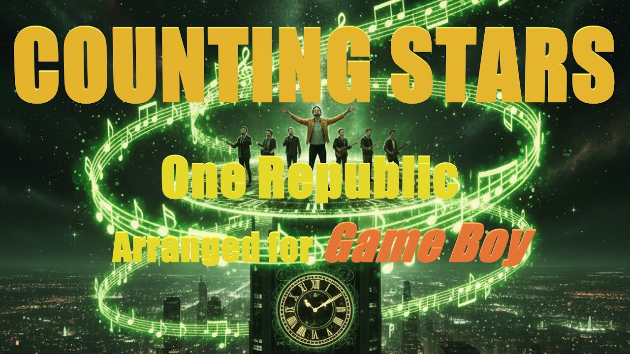 COUNTING STARS - One Republic - 8-Bit Cover for Game Boy Quartet