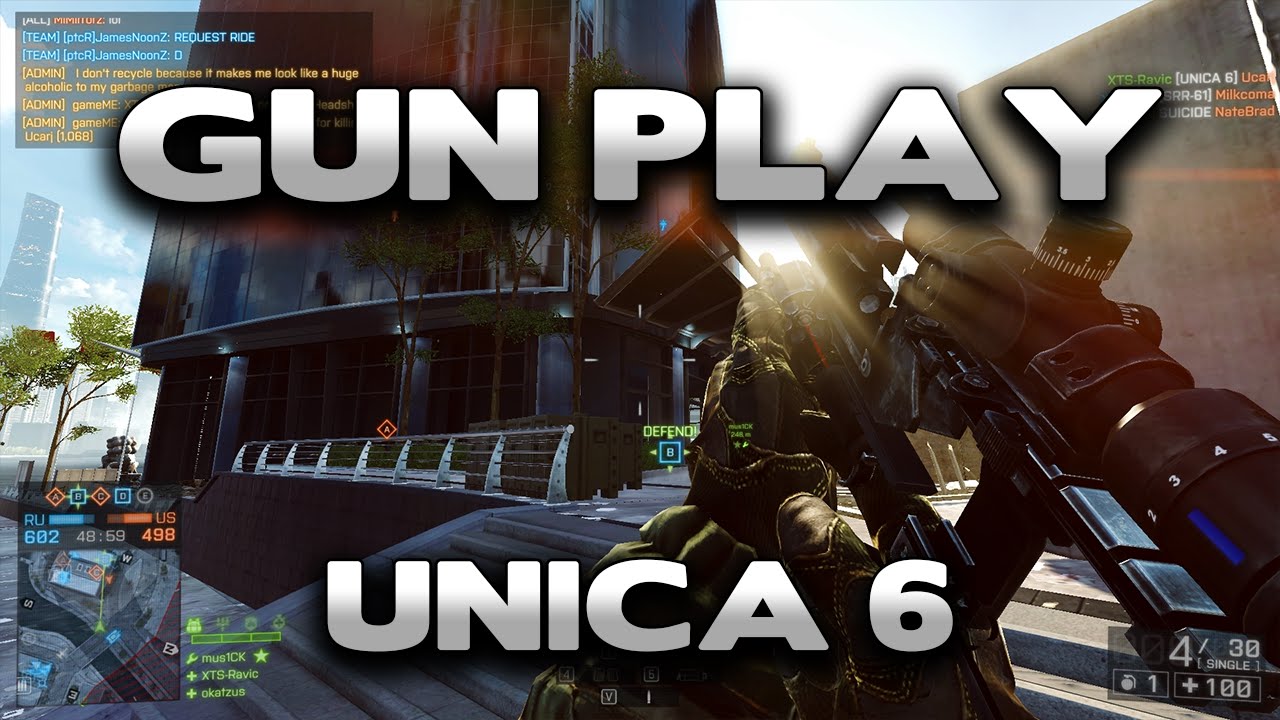 Battlefield 4 Gun Play : UNICA 6