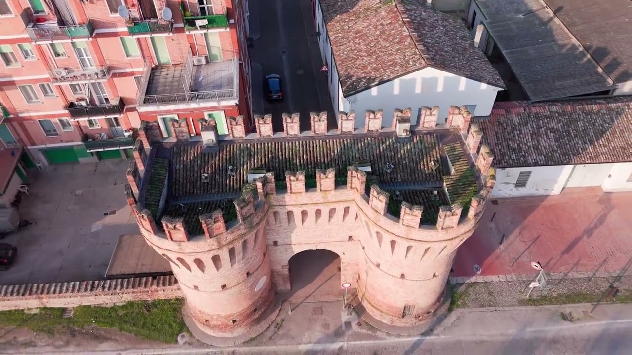Rivarolo Mantovano col drone