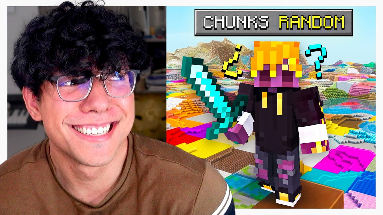 Magma Juega Minecraft, Pero los CHUNKS son RANDOM 😎💎