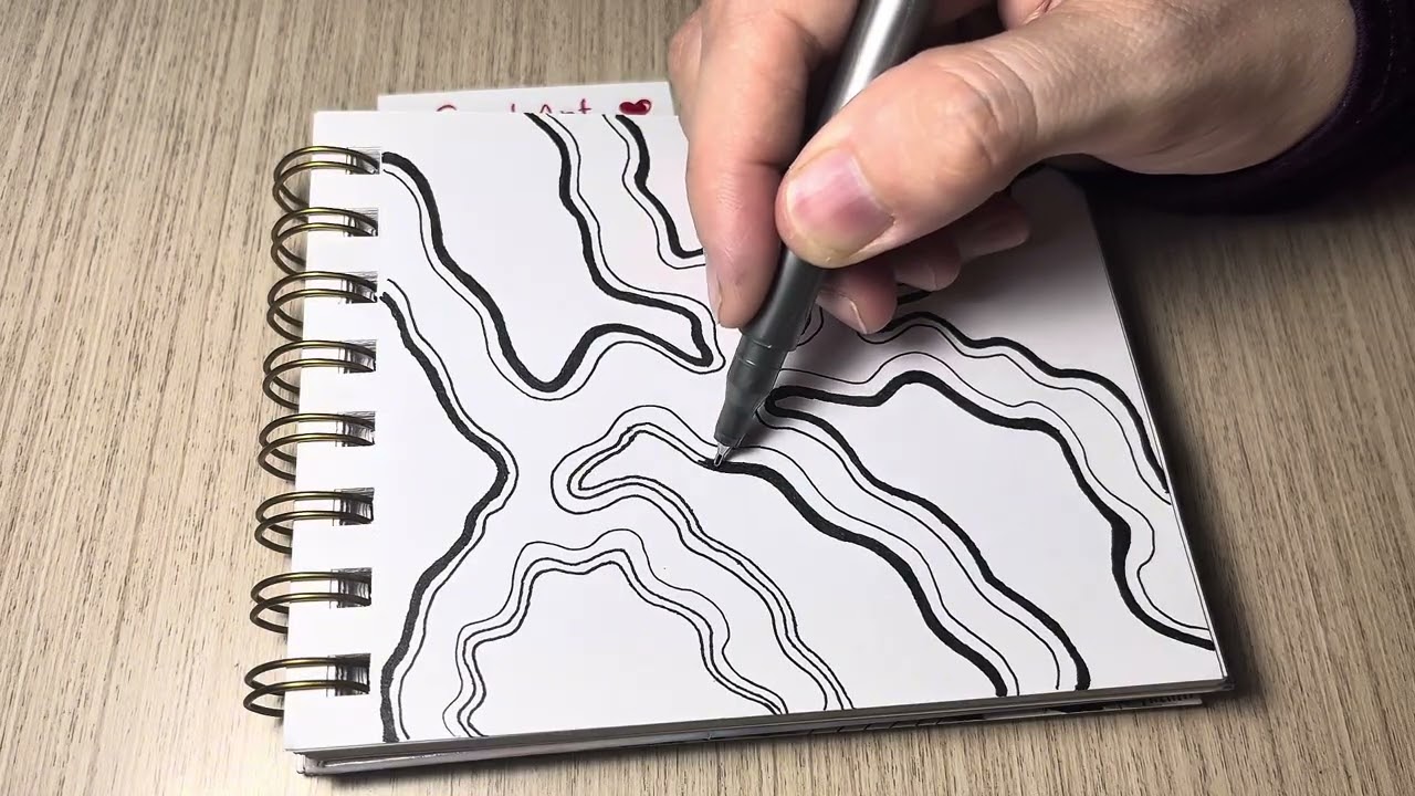 17. Simple doodle art for beginners | Zentangle pattern art | Tutorial 