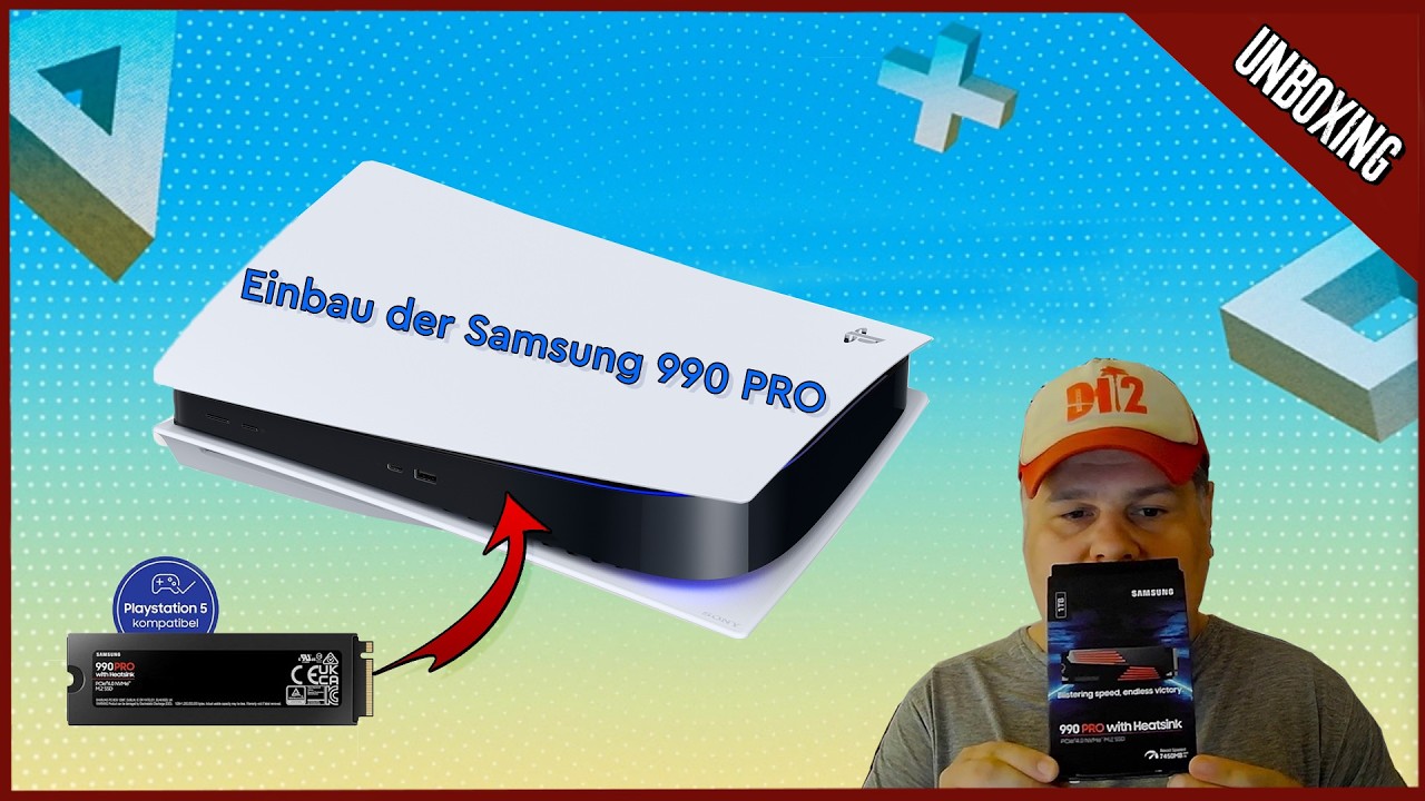 Einbau der Samsung 990 PRO mit Heatsink in Meine Playstation 5