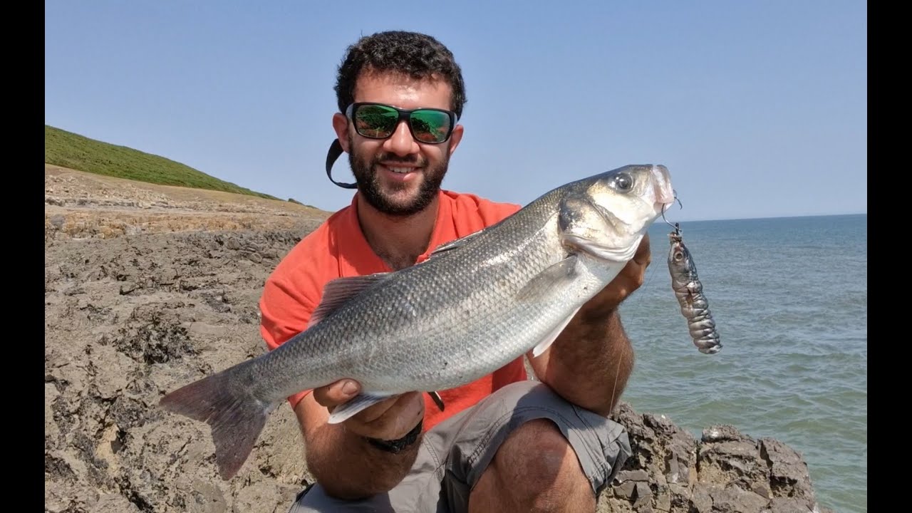 Fishing at Ogmore Deeps