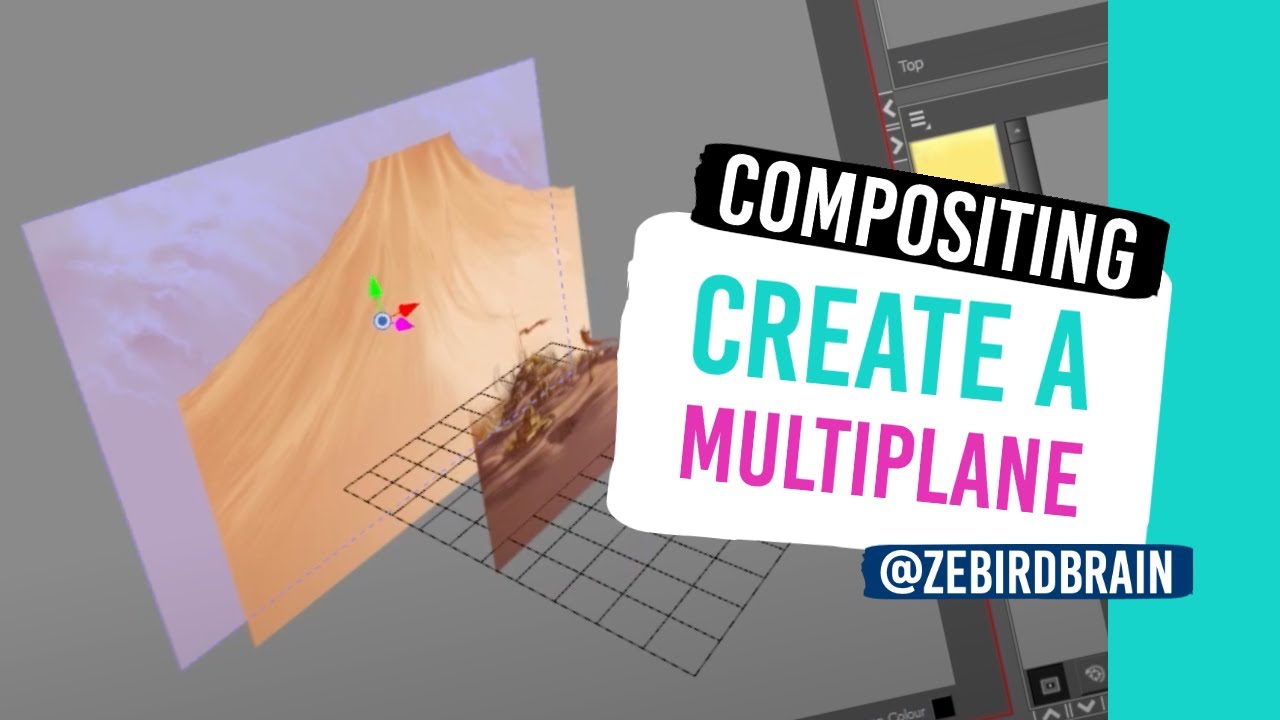 BASICS - How to create a Parallax or Multiplane Effect (Harmony)