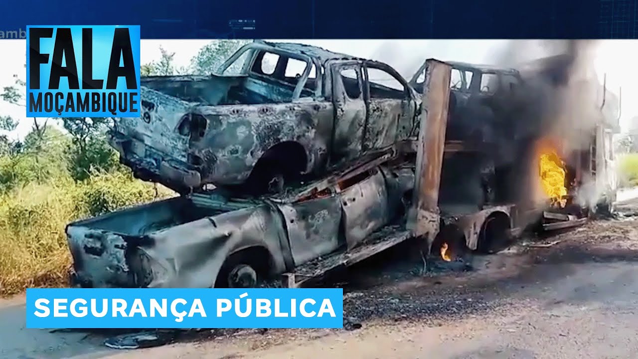 Polícia ainda sem pistas dos homens que queimaram 7 carros na província de Sofala @PortalFM24