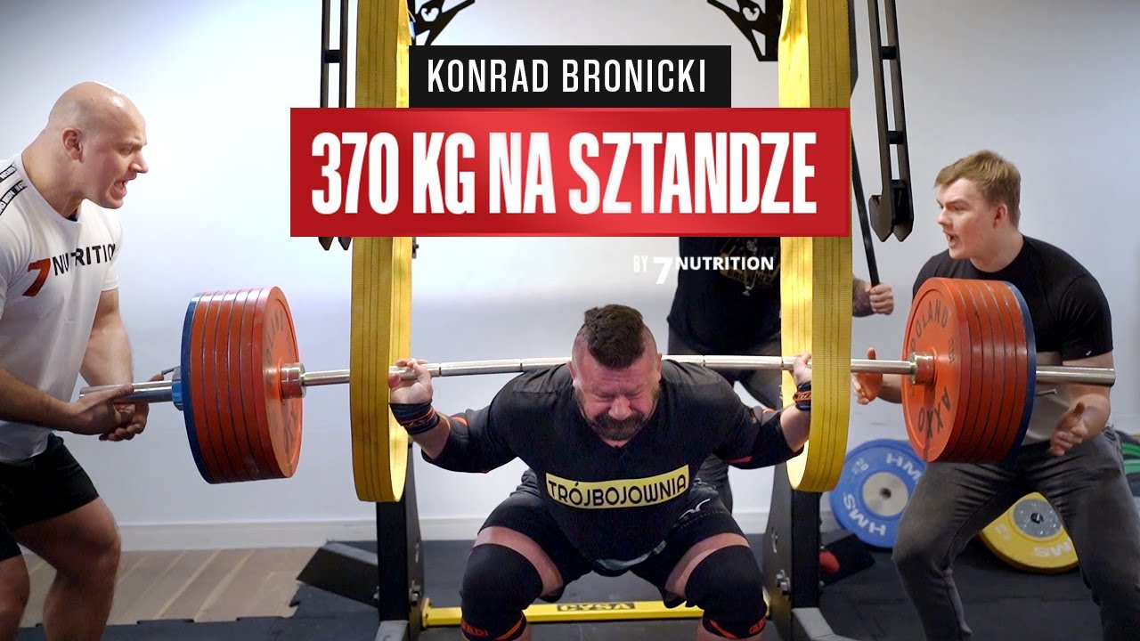 Przysiad z 370kg w rytmie disco polo! Konrad Bronicki i Szymon Wójtowicz