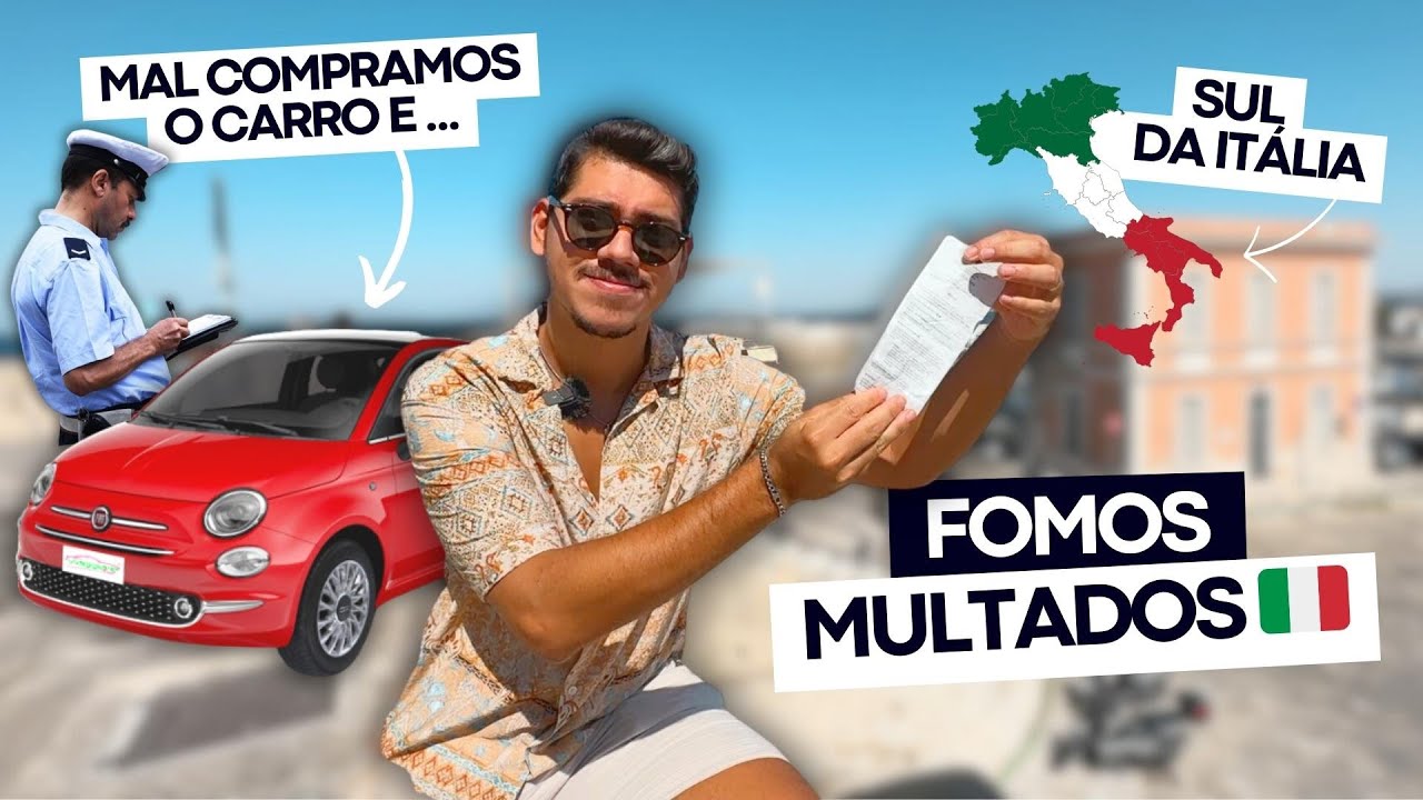 FOMOS MULTADOS! Policial no sul da Itália é outra coisa 🇮🇹