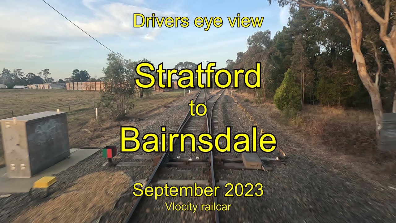 Drivers eye view, Stratford to Bairnsdale, Sep 2023