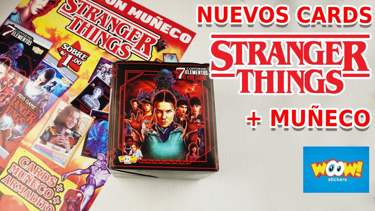 CARDS Stranger Things de WOOW stickers: revisión y Apertura 30 sobres