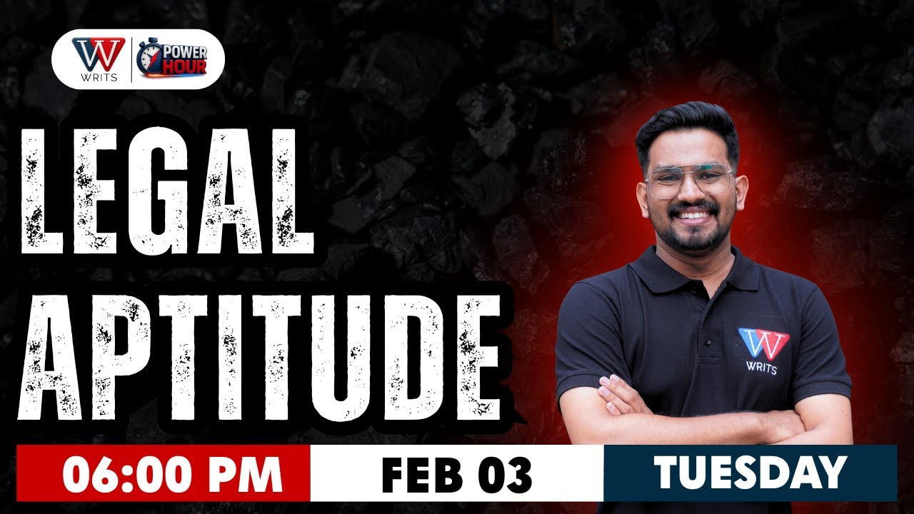 CUSAT 2026 | LEGAL APTITUDE | IMPORTANT MCQS | KLEE | CUSAT 2026 | LIVE #37