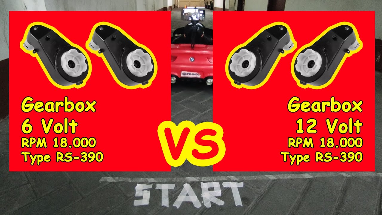 Gearbox 6V VS 12V