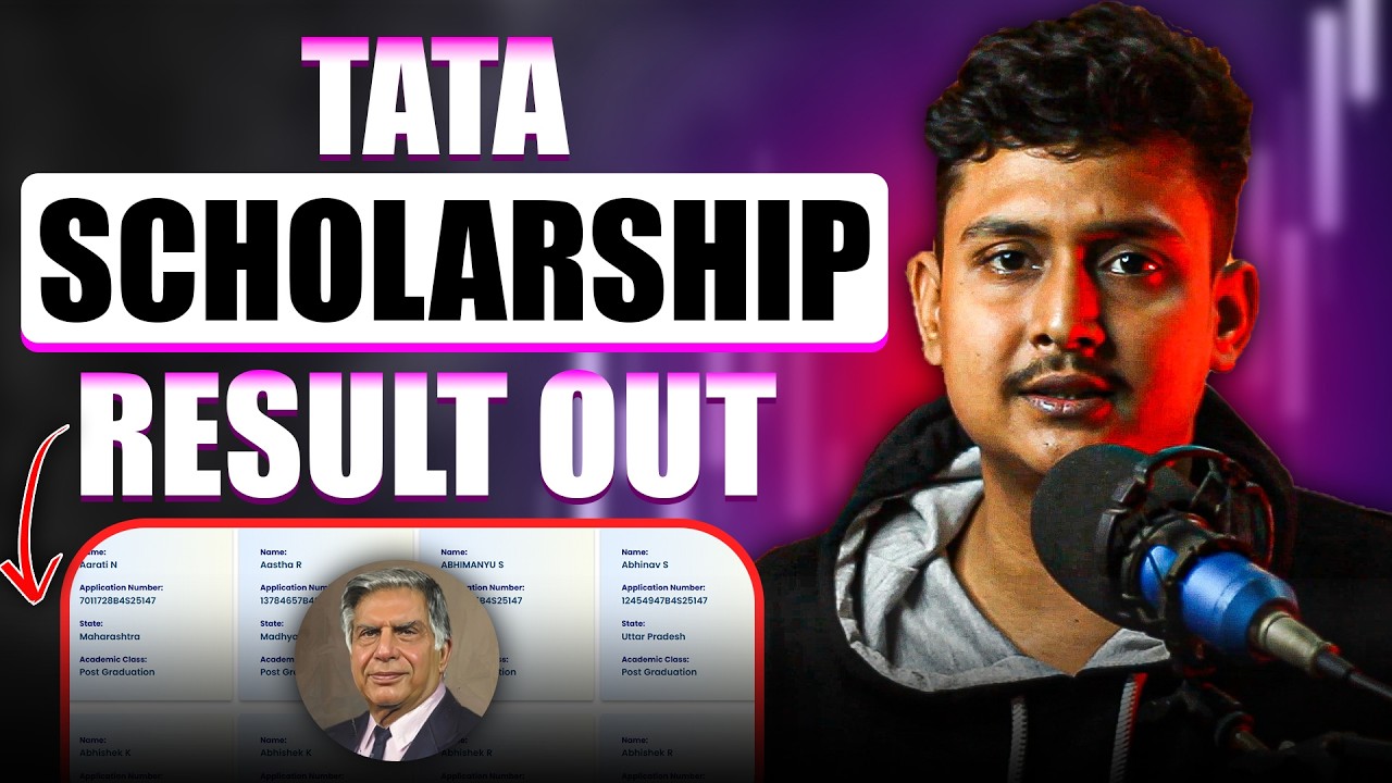 TATA Scholarship Result 2025 Out !🥳 How to Check TATA Capital Pankh Scholarship Status ? Bikram Pal