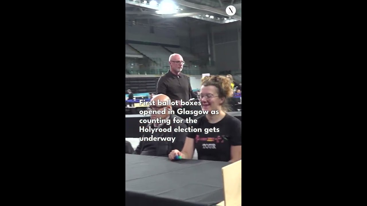 Ballot boxes opened in Glasgow as counting begins