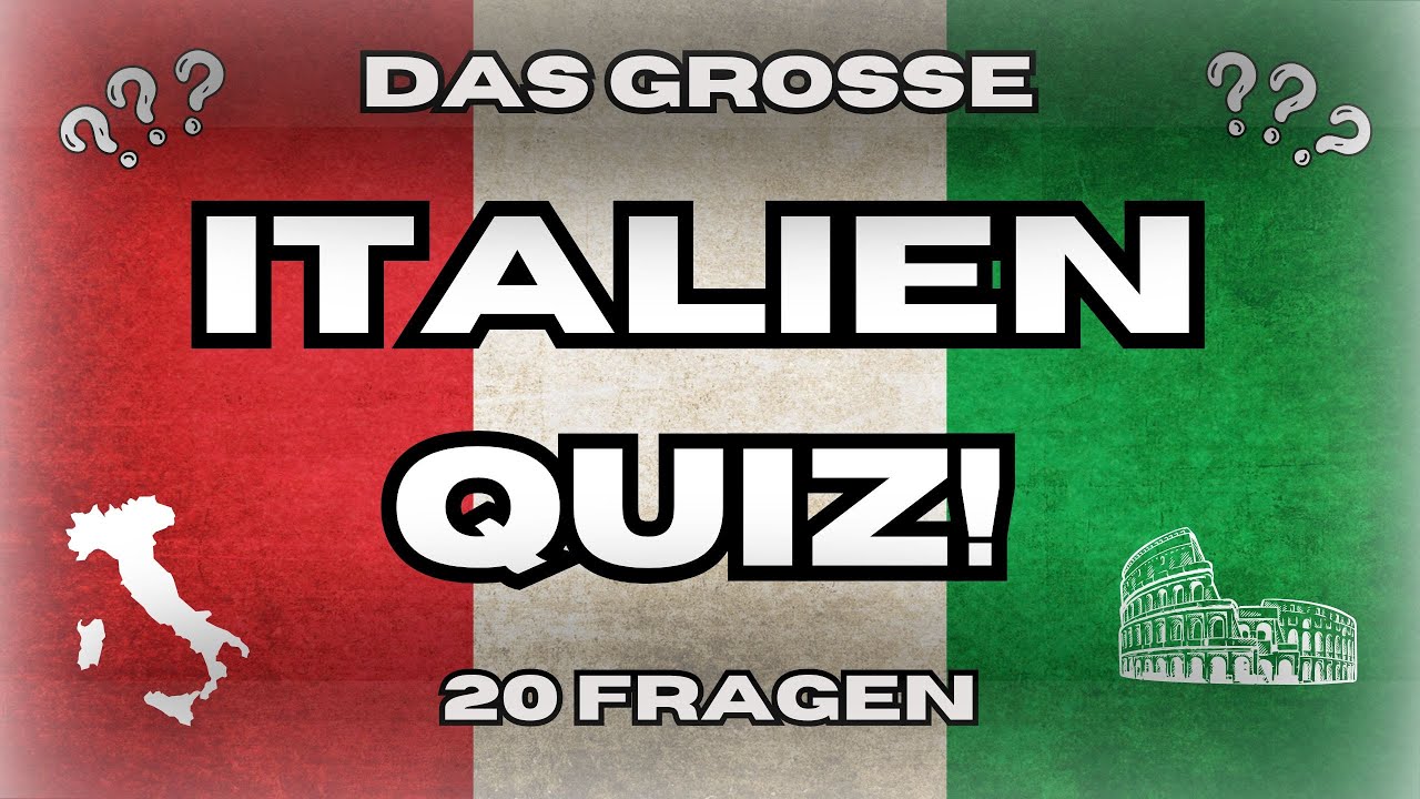 WIE GUT KENNST DU ITALIEN?! 🇮🇹 - TESTE ES IN DIESEM QUIZ!🍕