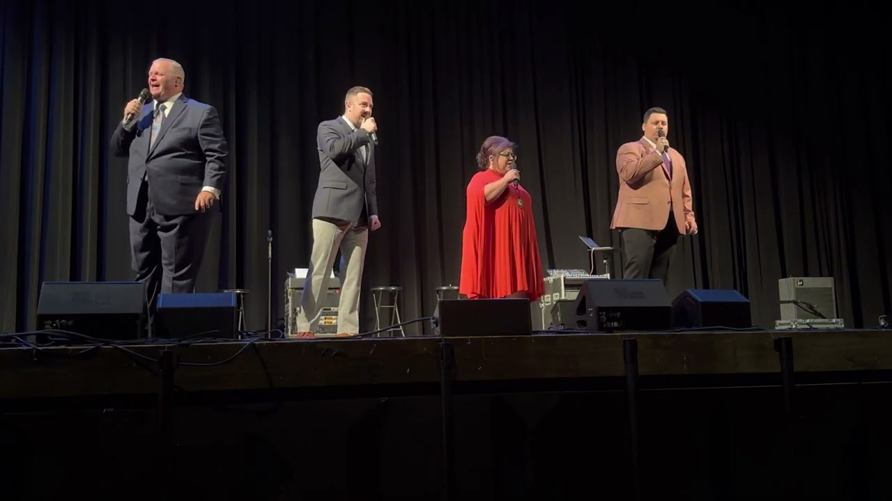 The Perry’s singing God Walks The Dark Hills