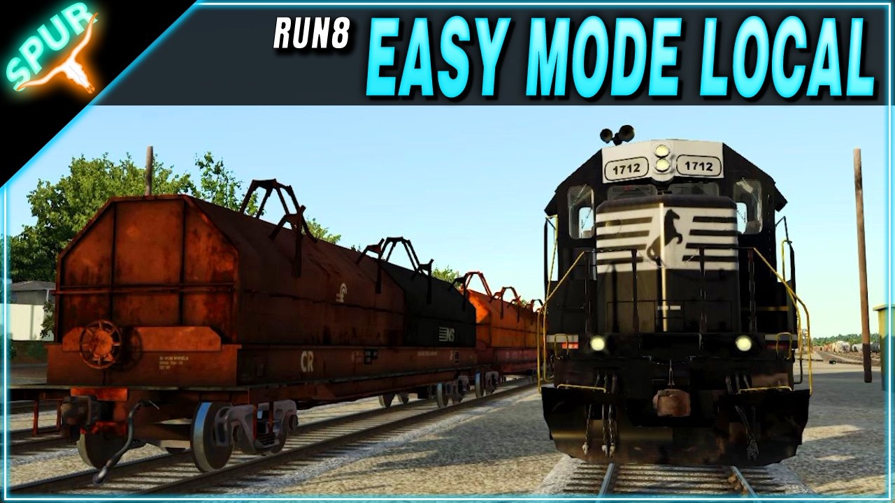 Run 8 Train Sim: ЛЕГКАЯ местная работа NS на маршруте AGS South!
